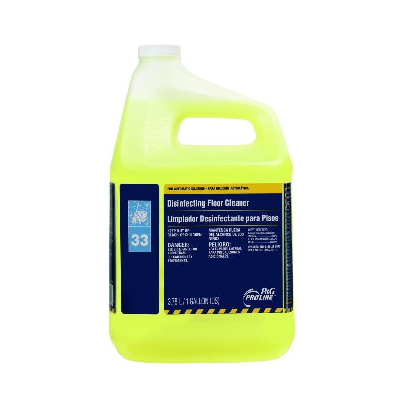 #33 DISINFECTING FLOOR CLEANER CLSD LOOP 4GL/CS